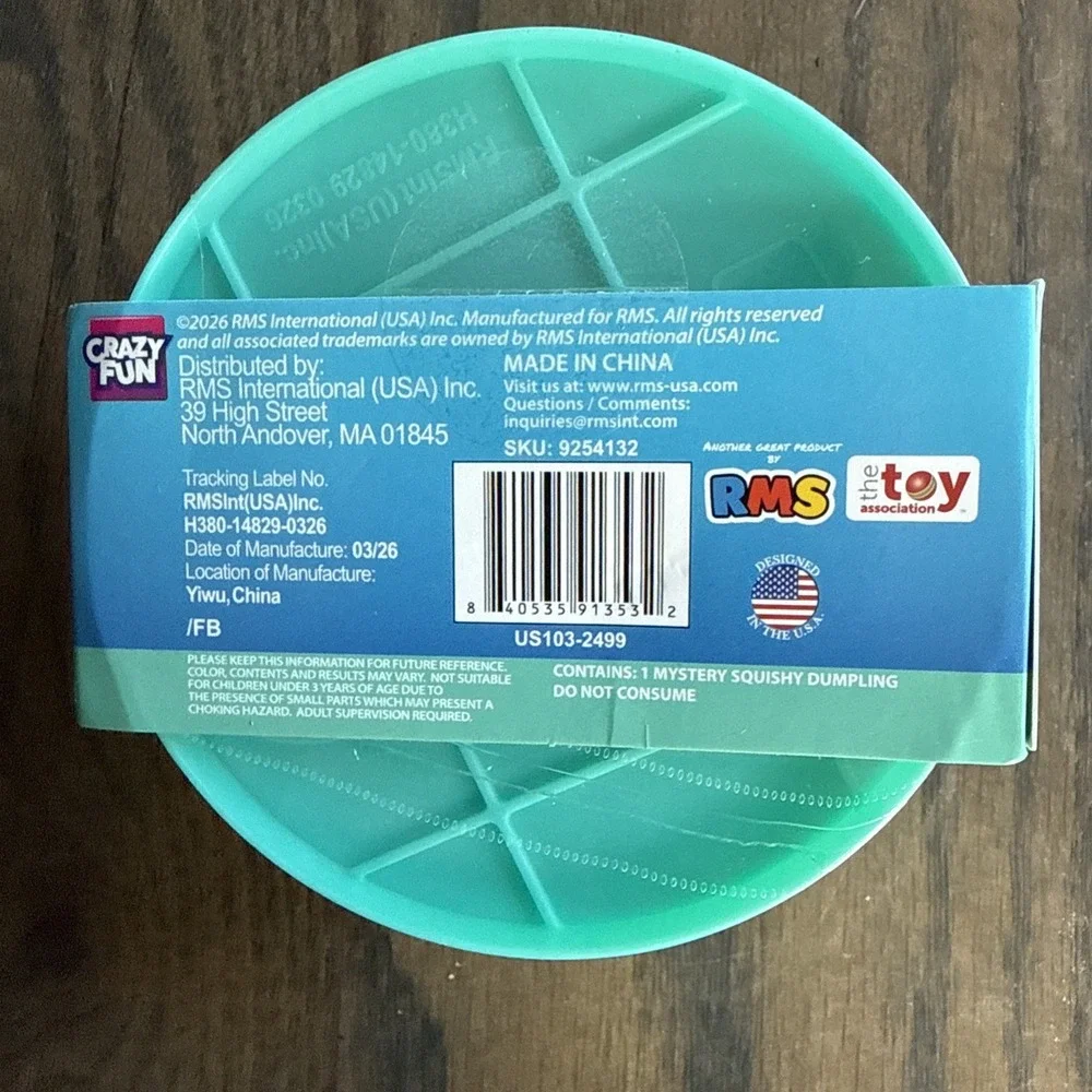 RMS Mystery Dumpling Shark Edition Mystery Dumpling  Blue/Green Ages 3+